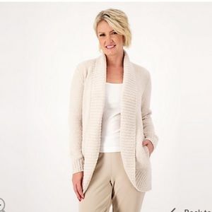 Barefoot Dreams CozyChic Chenille Shawl Cardi